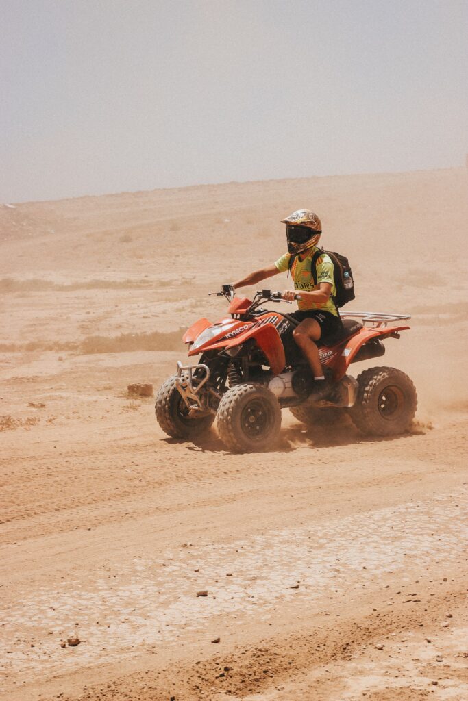 Quad bike adventure tour in the Moroccan desert
